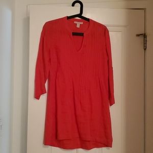 Saint Tropez West Linen Swim Cover-up/Dress, Sz S